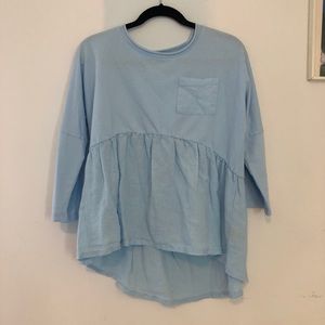 Anthropologie Peplum Top